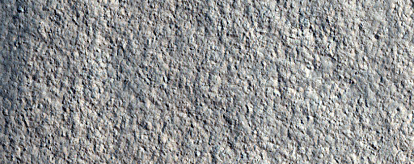 East Wall and Interior Fill of Northern Lowlands Crater
