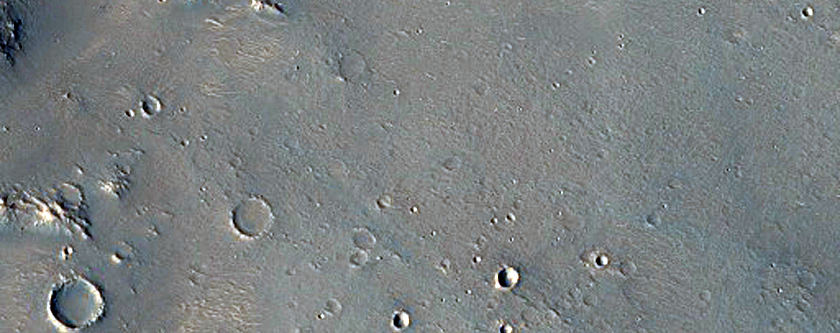 Ridge-Textured Terrain along Margin of Channel in Elysium-Utopia Region
