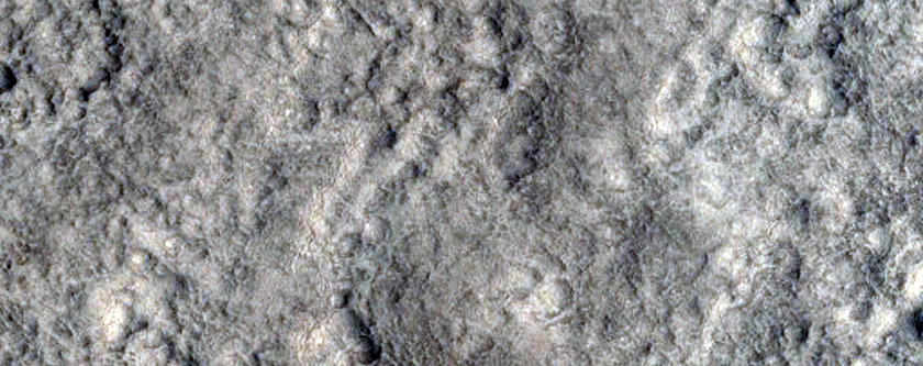 Nilosyrtis Mensae Fretted Terrain in Northern Plains Transition Area
