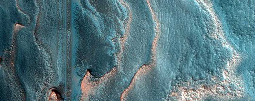 Steep North Polar Scarp
