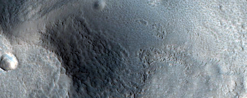Slumping and Modified Crater Rim
