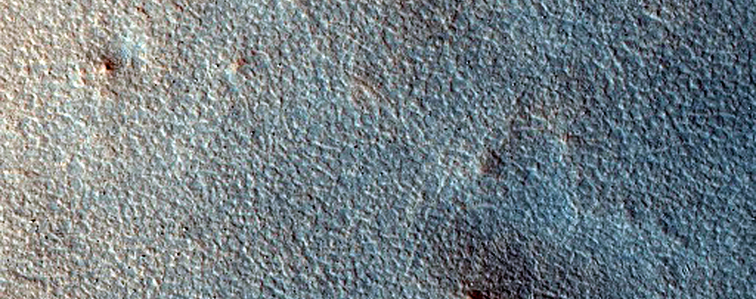 Crater in Periglacial Terrain
