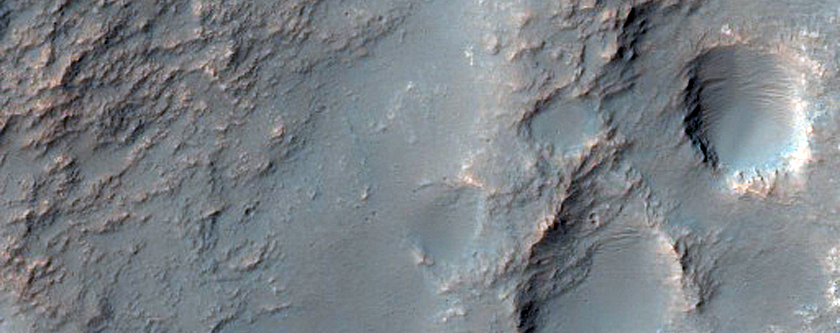 Peak in Northern Hellas Planitia
