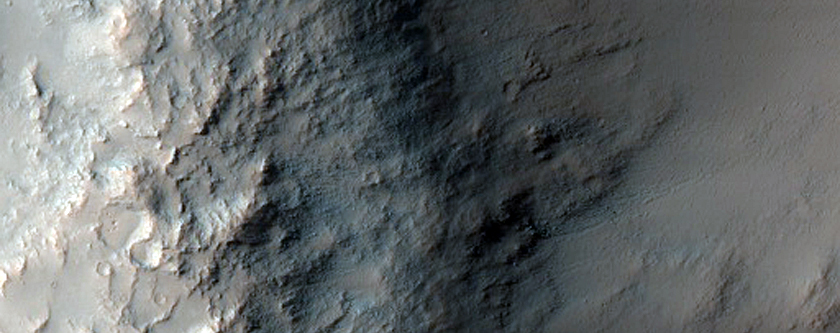 Multiple Terrains and Crater-in-Crater Scarp
