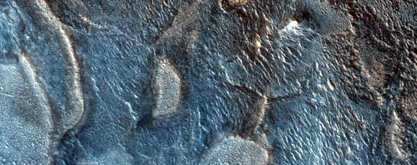 Steep North Polar Peripheral Scarp and Dunes
