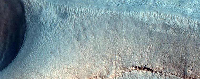 Troughs and Small Cones in Cydonia Region
