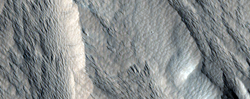 Lineations along Gordii Dorsum
