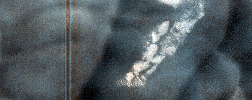 Surface Texture of Dune Field in Olympia Undae
