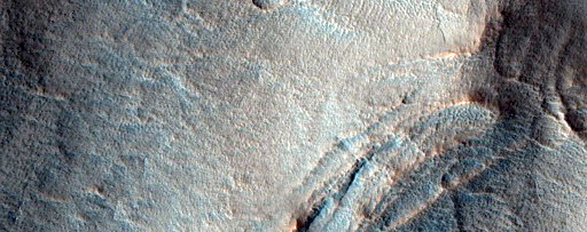 Crater in Utopia Planitia

