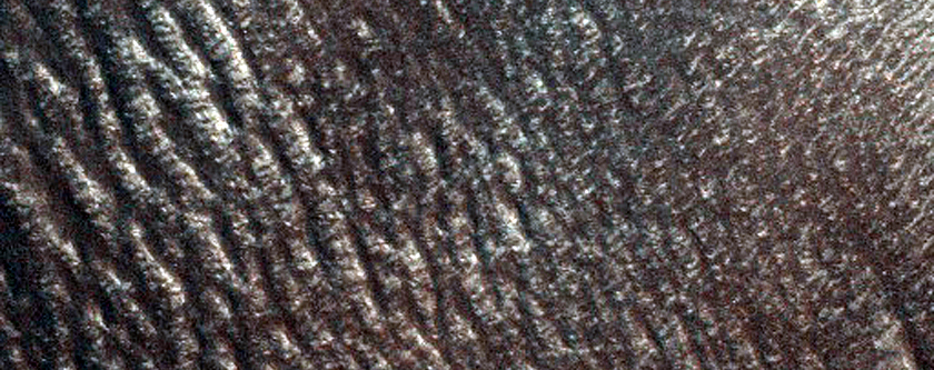 Scarp in Hellas Planitia
