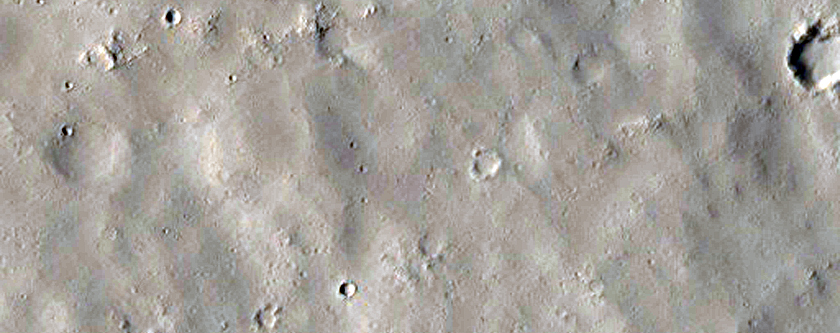 Rampart Crater in Marte Vallis
