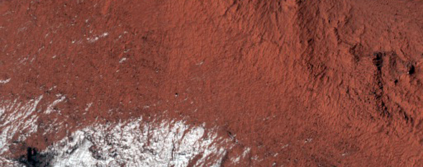 Gullies on Wall of Galle Crater
