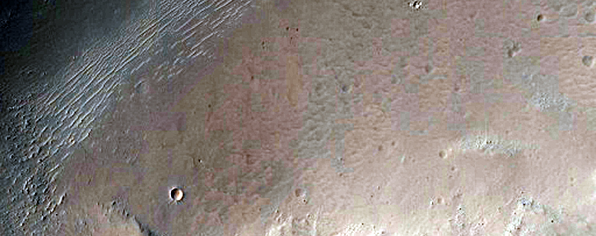 Well-Preserved Impact Crater
