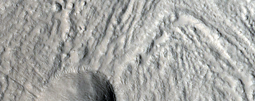 Crater with Steep Slopes
