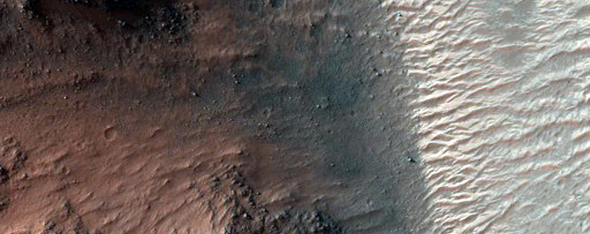 Coprates Chasma Dune Sand Source
