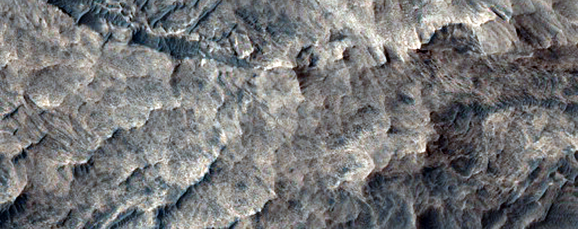 Blocky Deposit in Melas Chasma
