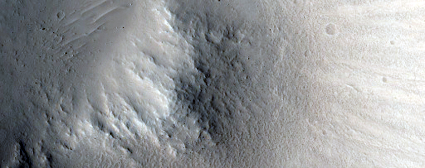 Layers in Crater Wall
