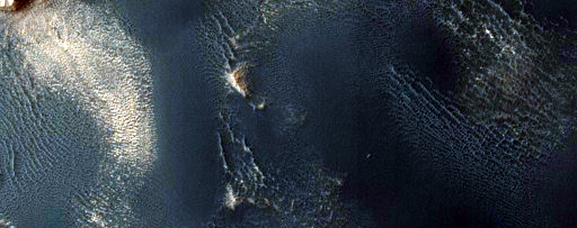 Re-Image Dark Dunes in Crater West of Schiaparelli Crater
