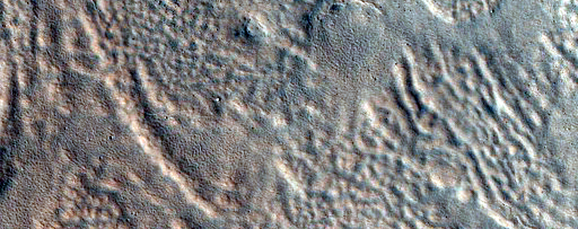 Impact Crater in Acidalia Planitia
