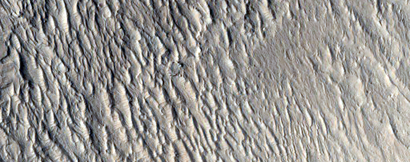Layered Terrain in Zephyria Planum
