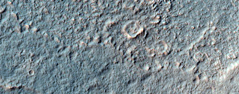 Ridge in Cratered Highlands
