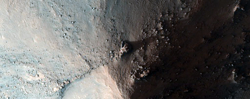 Slopes of Central Peak of Arandas Crater
