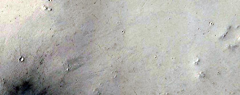 Very Fresh Small Impact Crater
