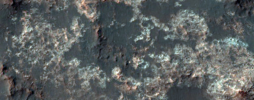 Possible Inverted Stream Channels Near Mariner Crater
