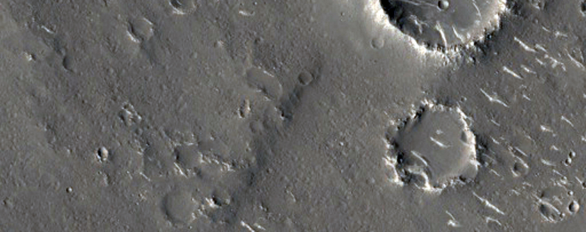 Ridges along Dichotomy Boundary and Small Mesa

