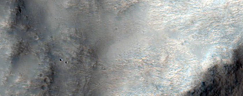 Dissected Butte in Tyrrhena Terra
