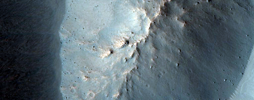 Monitor Fresh Crater Slopes
