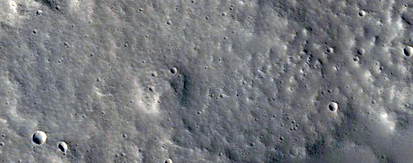 Branched Winding Channel North of Timoshenko Crater
