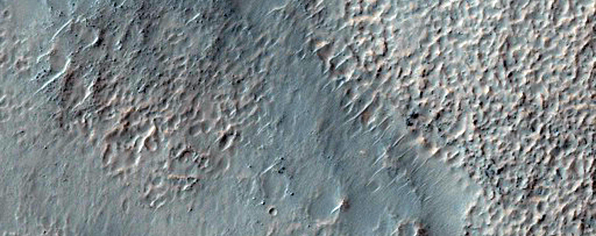 Possible Inverted Stream Near Newton Crater
