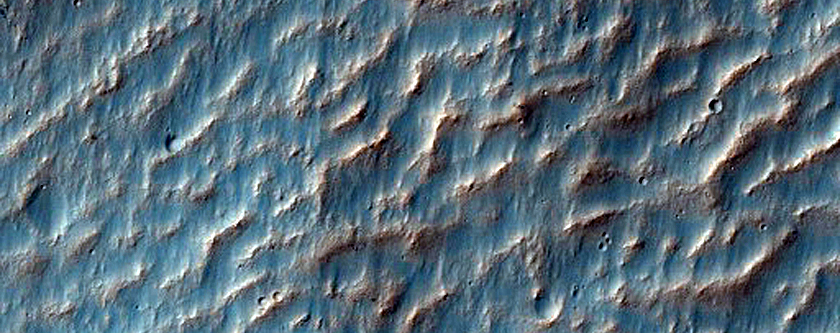 Possible Inverted Stream Channels Near Mariner Crater
