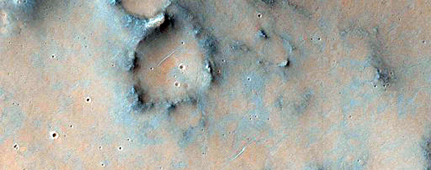 Southern Schiaparelli Crater

