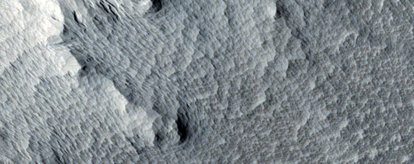 Crater in Senus Vallis Region

