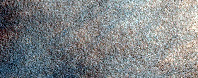 Crater in Arcadia Planitia
