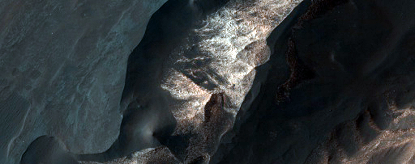 Light-Toned Deposits along Coprates Chasma Floor
