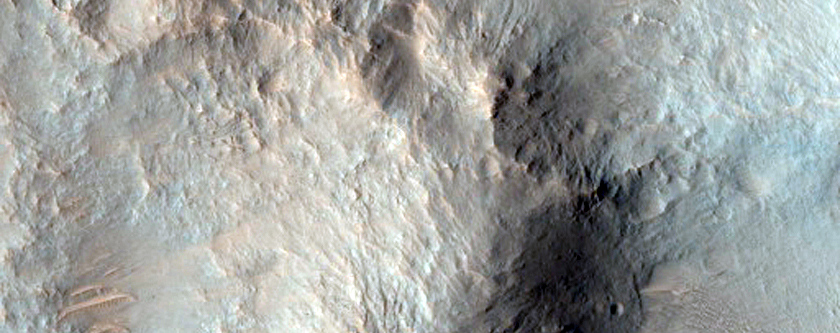Crater with Rugged Interior