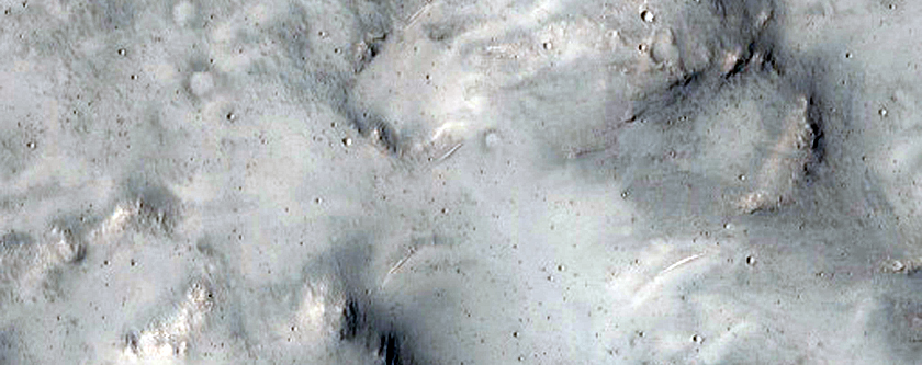 Possible Duricrust West of Ma Adim Vallis
