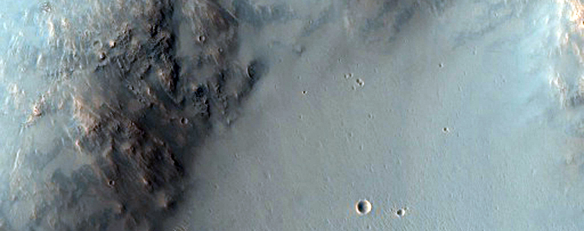 Impact Crater with Central Peak
