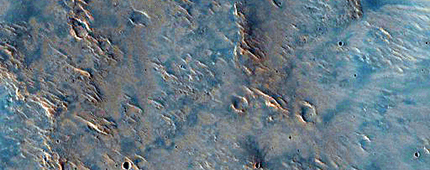 Rise with Nearly Circular Shallow Depression at Summit
