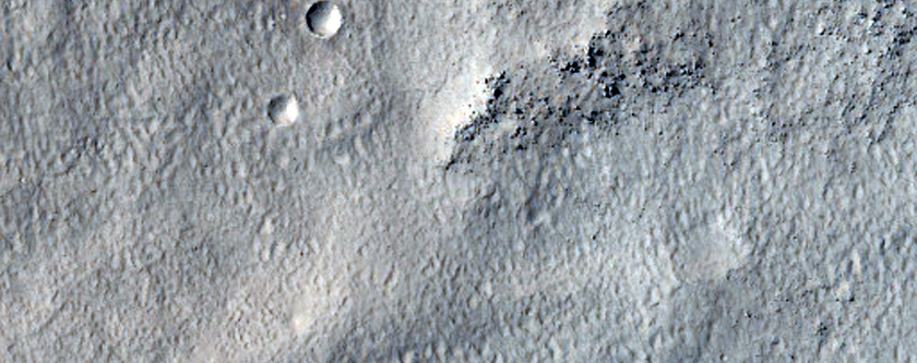 Crater Wall in Terra Cimmeria
