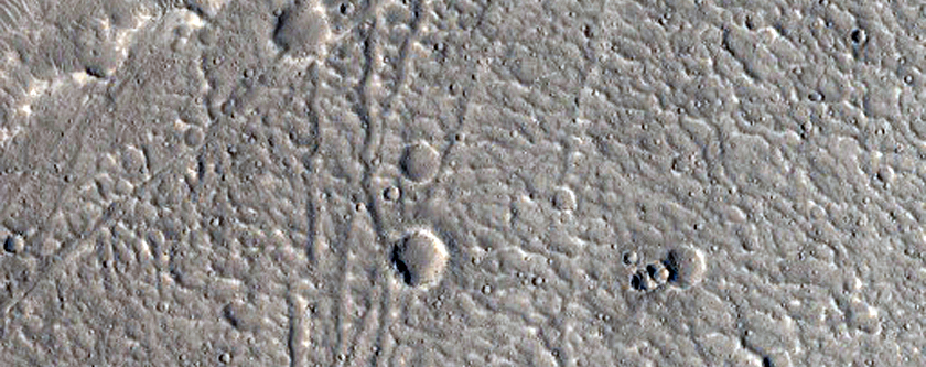 Kasei Valles Lava Surface
