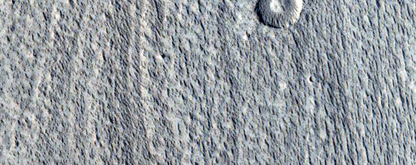 Slope Monitoring in North Mid-Latitude Crater in THEMIS Image V17605022
