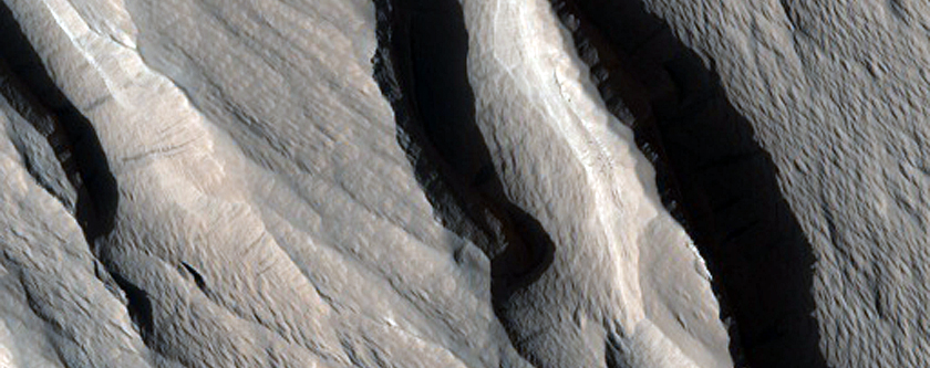 Lineations along Gordii Dorsum
