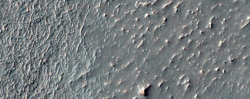 High Thermal Inertia Crater Floor Material