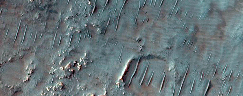 Possible Pyroxene-Rich Dark Zone on Crater Floor in Terra Sirenum
