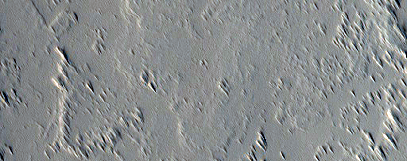 Sinuous Channel South of Ascraeus Mons
