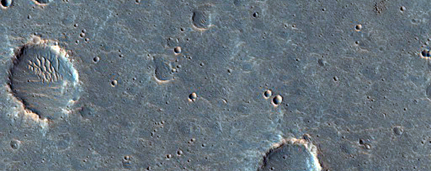 Sample Cratered Plateau North of Ganges Chasma
